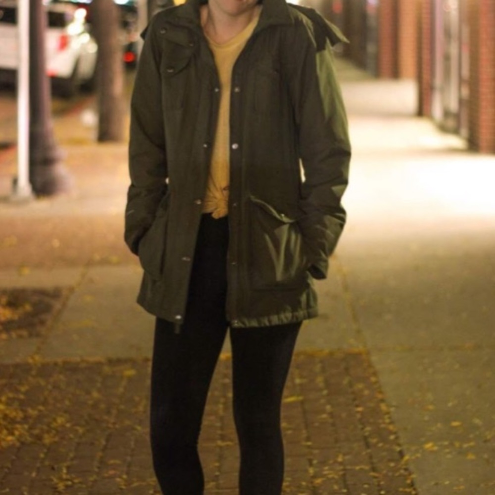 Eddie Bauer long down coat